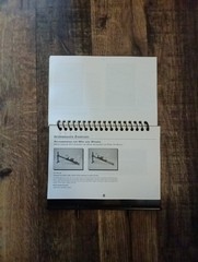 Total Gym 1700 Club Flip Chart Exercise Guide W/ Backboard
