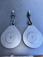Lot of 2 Bowflex 4″ Pulleys W/Hardware