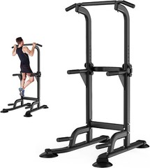 Power Tower Adjustable Height Pull Up & Dip Station Multi-Function Home Strength