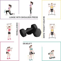 Lightweight Portable Dumbbells 2 lb Set: Perfect for Strength Training & Toning