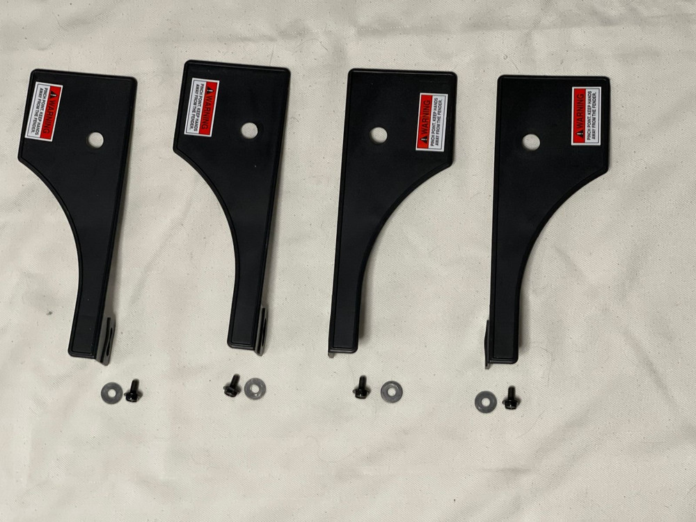 Total Gym Power Platinum Deck Pinch Guards Roller Covers Plastic w/ screws