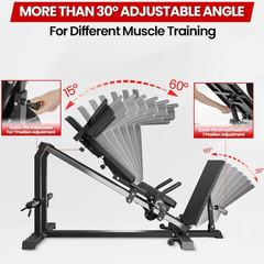 Compact Leg Press Hack Squat Home Gym Machine Combo sale/freeship