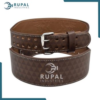 Leather Weight Lifting Belt