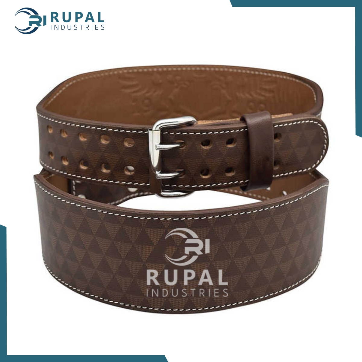 Leather Weight Lifting Belt