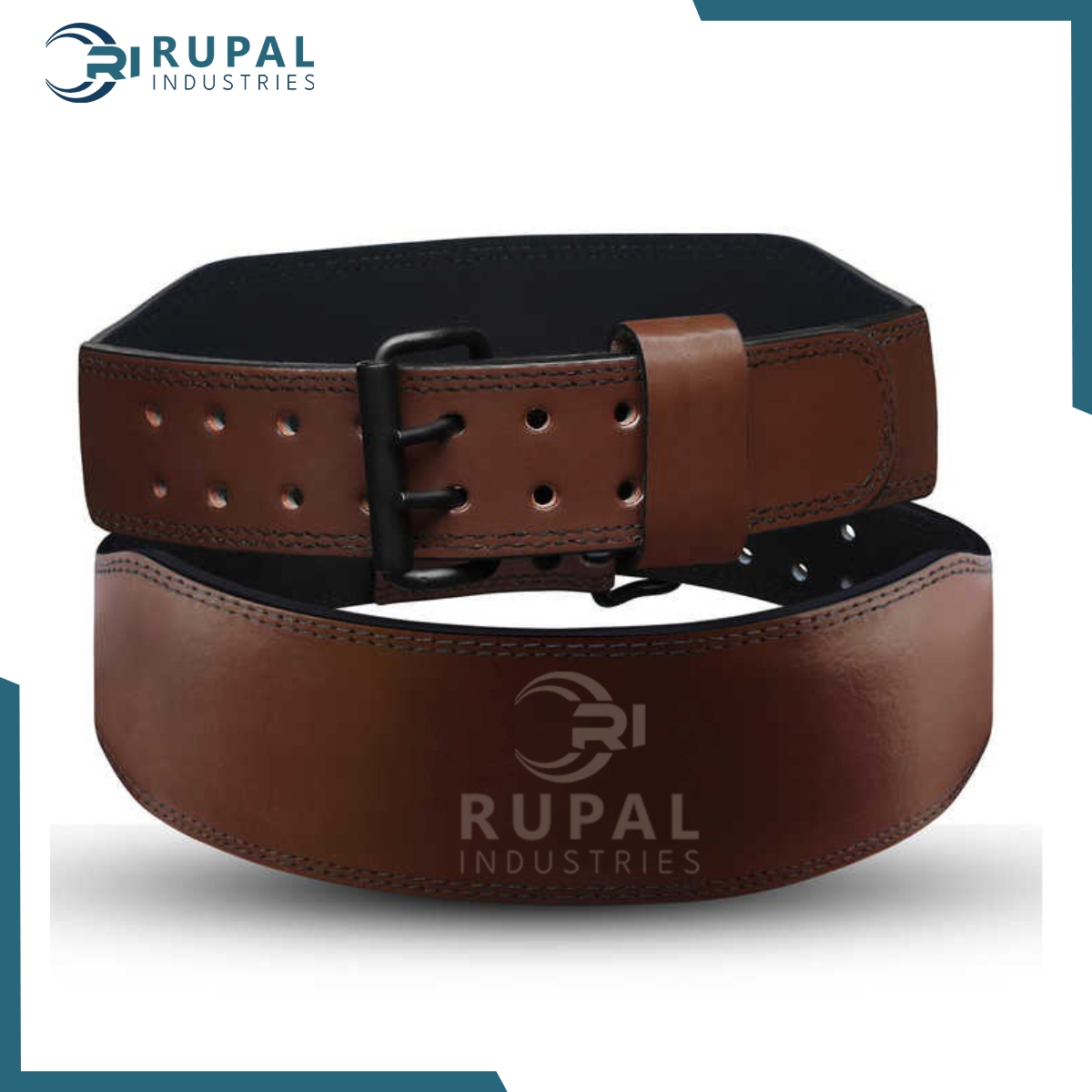 Leather Weight Lifting Belt