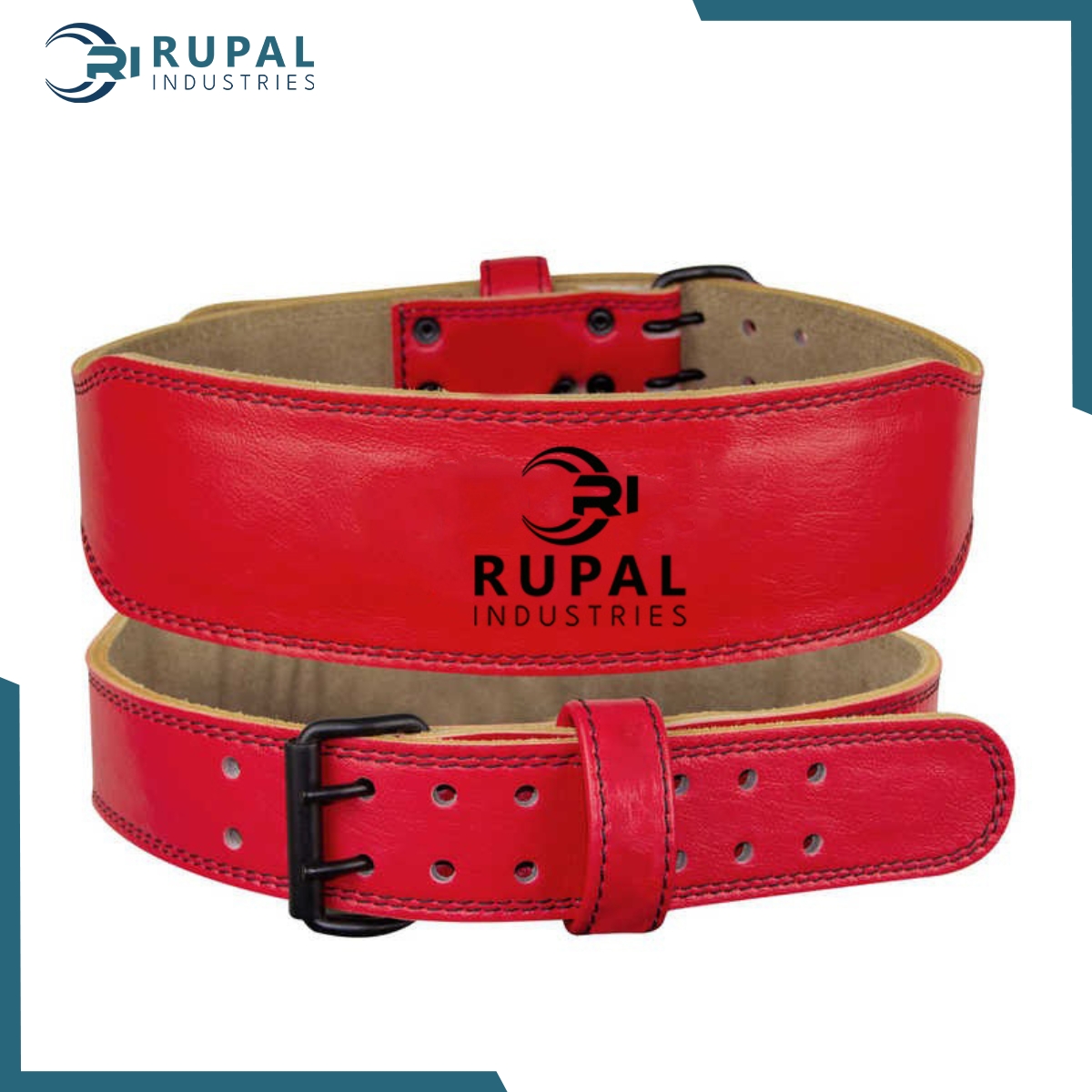 Leather Weight Lifting Belt