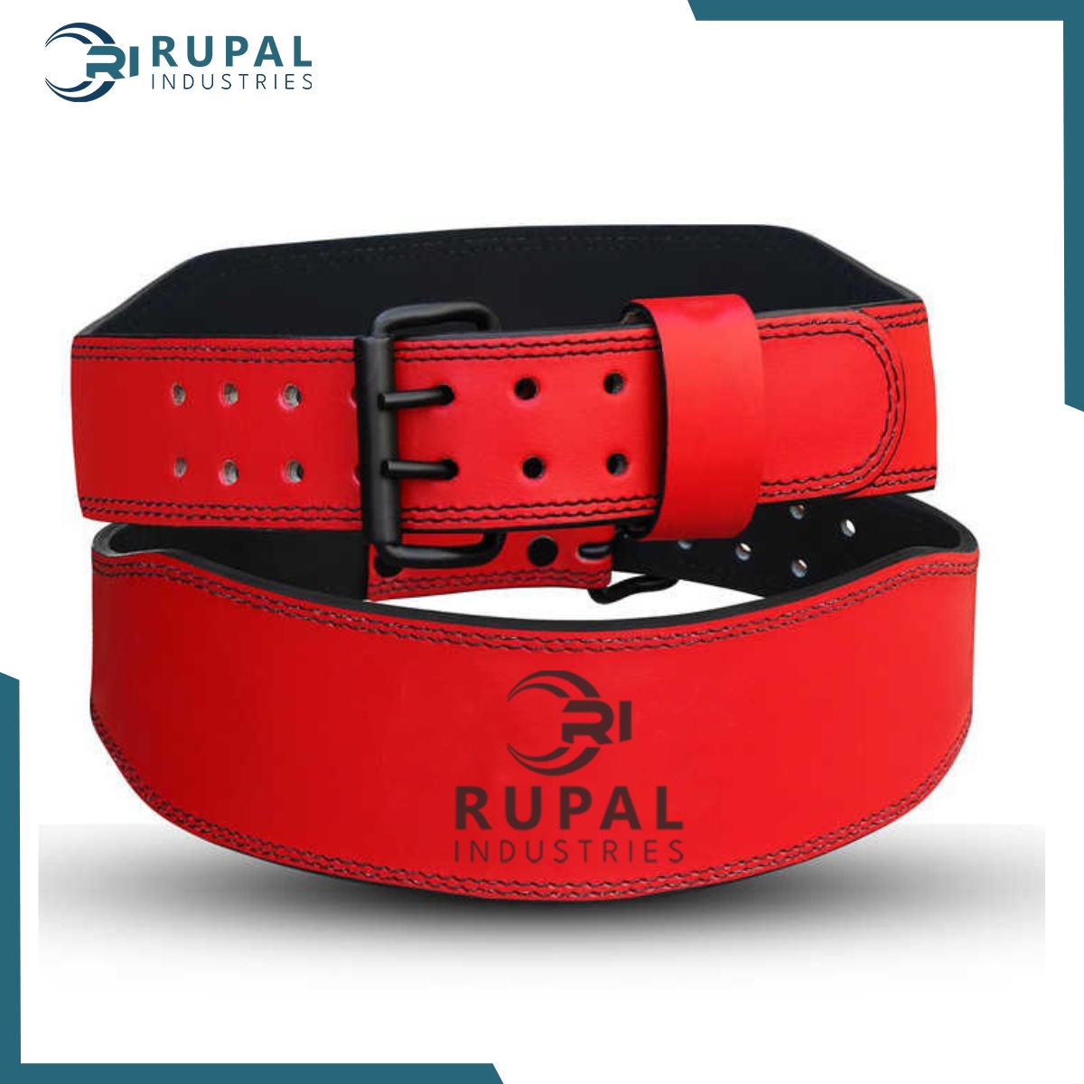 Leather Weight Lifting Belt