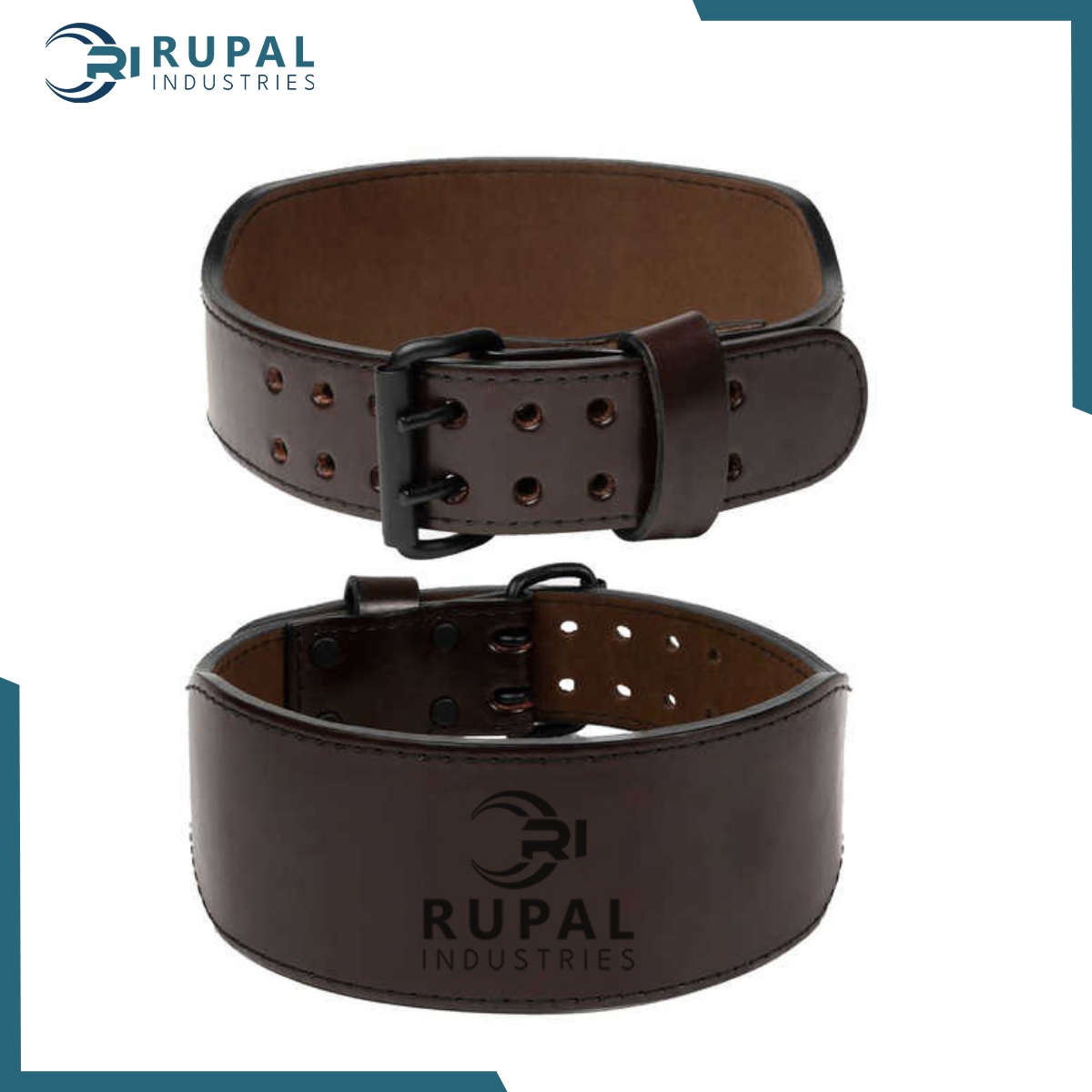 Leather Weight Lifting Belt